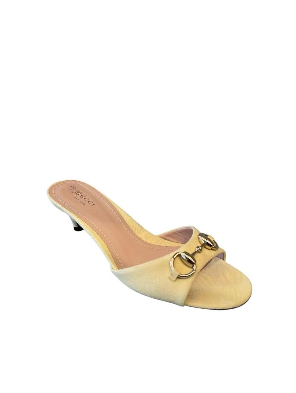 Gucci Erin Horsebit Slide Sandals(PLEASE REQUEST YOUR SIZE BEFORE PURCHASING)